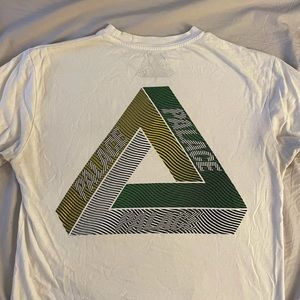 Palace Tri-Ferg Tee White Size Large